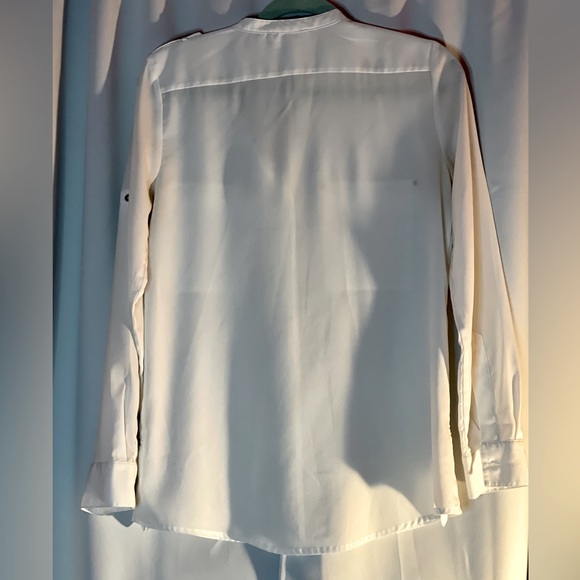 Calvin Klein Ladies Top Business Casual Ivory Cream size Small classic - Picture 4 of 5